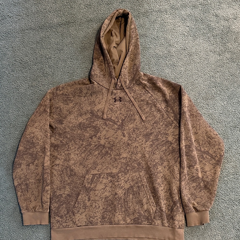 Under Armour Men's Textured Green Hoodie